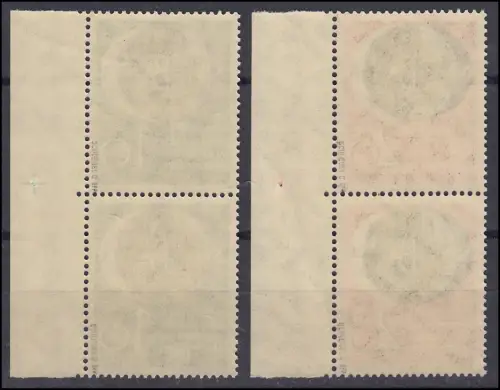 141-142 NBA Wuppertal, Randpaar rechts mit Passerkreuz ** gpr. Schlegel BPP