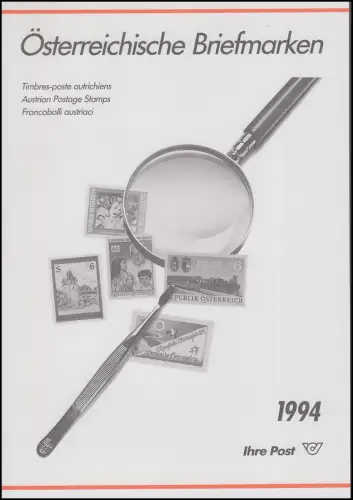 Jahreszusammenstellung der Österreichischen Post 1994 ** postfrisch
