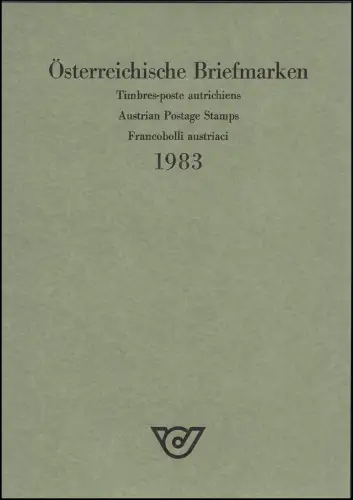 Jahreszusammenstellung der Österreichischen Post 1983 ** postfrisch