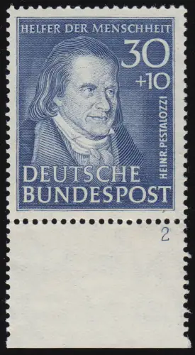 146 Wofa 30 Pf. - Unterrandstück mit Formnummer FN2 gefaltet, ** gepr. Schlegel