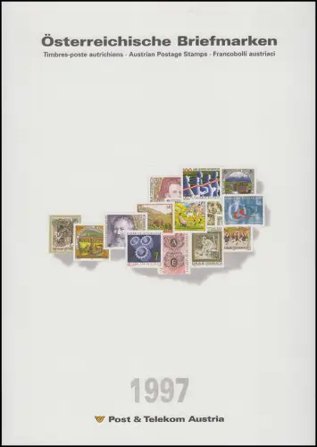 Jahreszusammenstellung der Österreichischen Post 1997 ** postfrisch