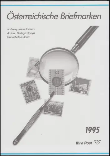 Jahreszusammenstellung der Österreichischen Post 1995 ** postfrisch