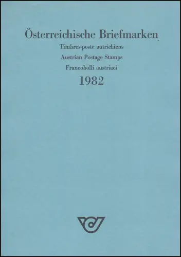 Jahreszusammenstellung der Österreichischen Post 1982 ** postfrisch