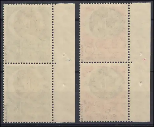 141-142 NBA Wuppertal, Randpaar links mit Passerkreuz ** gpr. Schlegel BPP