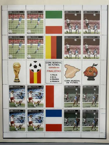 Fußball-WM 1982 Spanien, offizielle FIFA-Sammlung nach Sieger-Abo