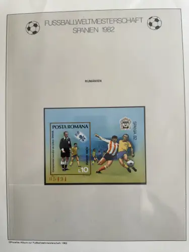 Fußball-WM 1982 Spanien, offizielle FIFA-Sammlung nach Sieger-Abo
