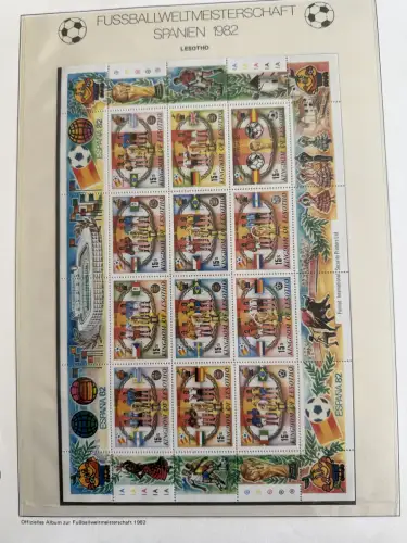 Fußball-WM 1982 Spanien, offizielle FIFA-Sammlung nach Sieger-Abo