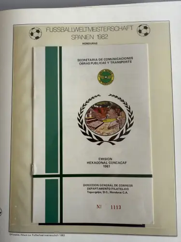 Fußball-WM 1982 Spanien, offizielle FIFA-Sammlung nach Sieger-Abo