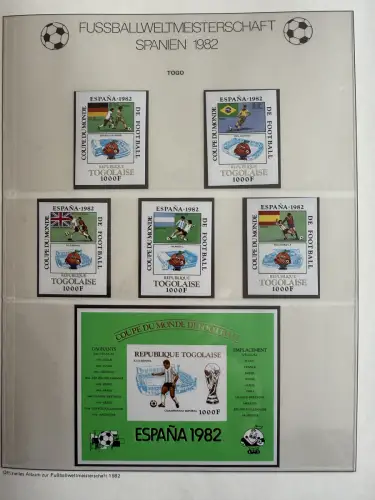 Fußball-WM 1982 Spanien, offizielle FIFA-Sammlung nach Sieger-Abo