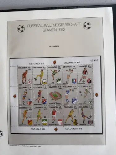 Fußball-WM 1982 Spanien, offizielle FIFA-Sammlung nach Sieger-Abo