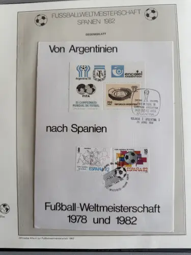 Fußball-WM 1982 Spanien, offizielle FIFA-Sammlung nach Sieger-Abo