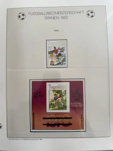 Fußball-WM 1982 Spanien, offizielle FIFA-Sammlung nach Sieger-Abo