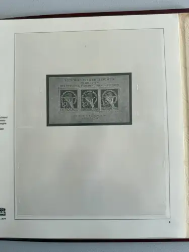 Berlin 1948-1959 Teilsammlung im roten SAFE-Dual-Vordruckringbinder, * / **