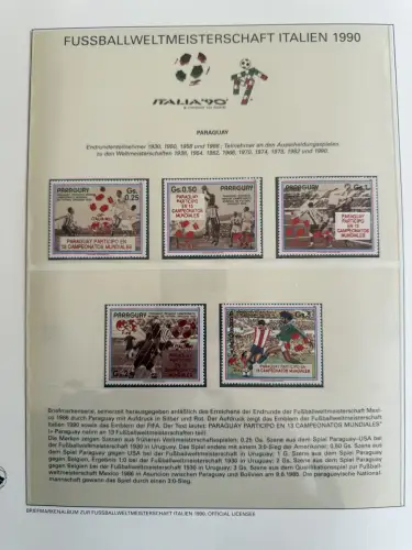 Fußball-WM 1990 Italien, offizielle FIFA-Sammlung nach Sieger-Abo, 3 Bände