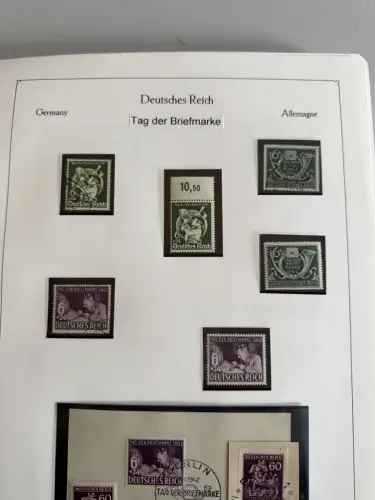 Tag der Briefmarke Motivsammlung Deutschland, selbstgestaltet auf KABE-Blättern