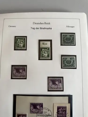 Tag der Briefmarke Motivsammlung Deutschland, selbstgestaltet auf KABE-Blättern