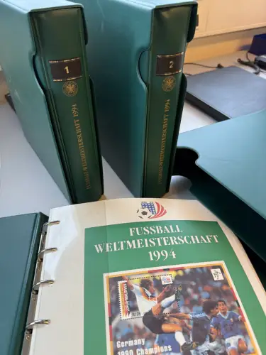 Fußball-WM 1994 in den USA, offizielle DFB-Sammlung nach Borek-Abo, 3 Bände