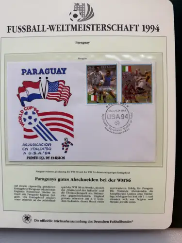 Fußball-WM 1994 in den USA, offizielle DFB-Sammlung nach Borek-Abo, 3 Bände