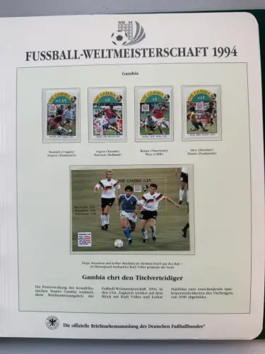 Fußball-WM 1994 in den USA, offizielle DFB-Sammlung nach Borek-Abo, 3 Bände