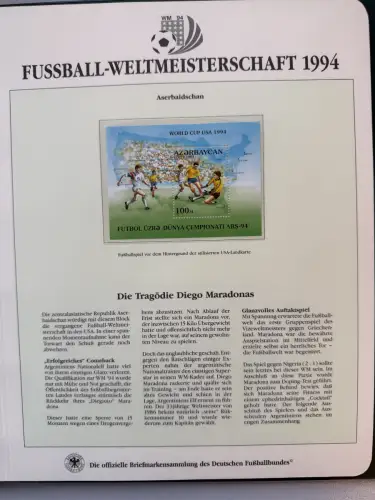 Fußball-WM 1994 in den USA, offizielle DFB-Sammlung nach Borek-Abo, 3 Bände