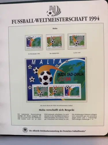 Fußball-WM 1994 in den USA, offizielle DFB-Sammlung nach Borek-Abo, 3 Bände