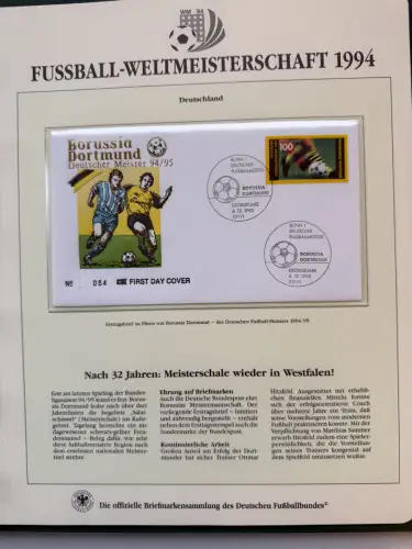 Fußball-WM 1994 in den USA, offizielle DFB-Sammlung nach Borek-Abo, 3 Bände