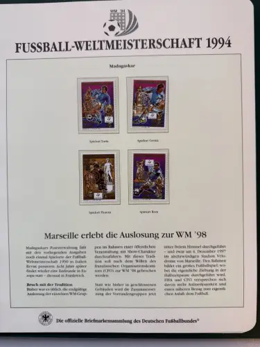 Fußball-WM 1994 in den USA, offizielle DFB-Sammlung nach Borek-Abo, 3 Bände