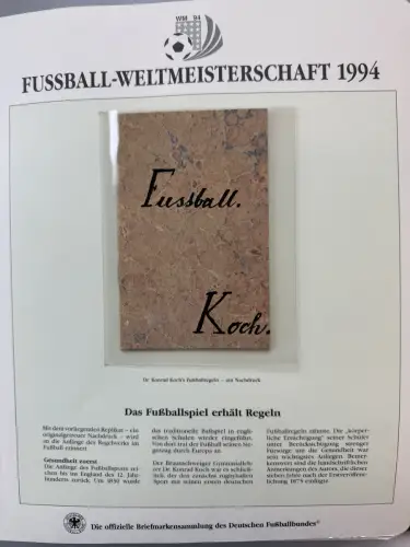 Fußball-WM 1994 in den USA, offizielle DFB-Sammlung nach Borek-Abo, 3 Bände