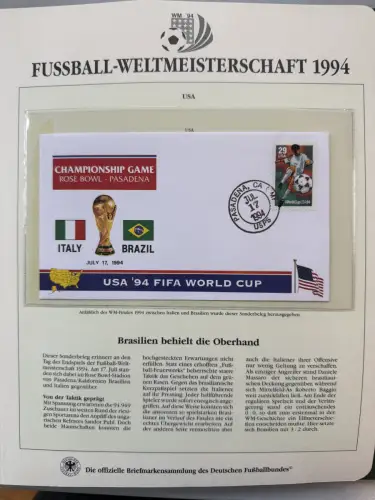 Fußball-WM 1994 in den USA, offizielle DFB-Sammlung nach Borek-Abo, 3 Bände