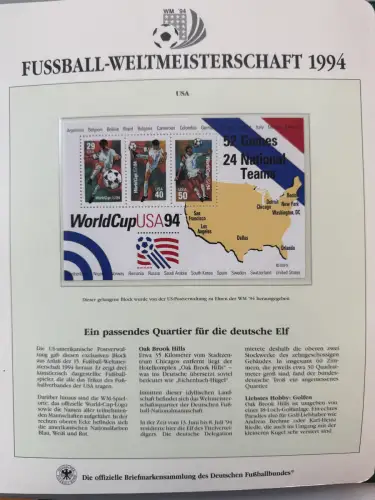 Fußball-WM 1994 in den USA, offizielle DFB-Sammlung nach Borek-Abo, 3 Bände