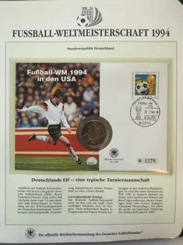 Fußball-WM 1994 in den USA, offizielle DFB-Sammlung nach Borek-Abo, 3 Bände