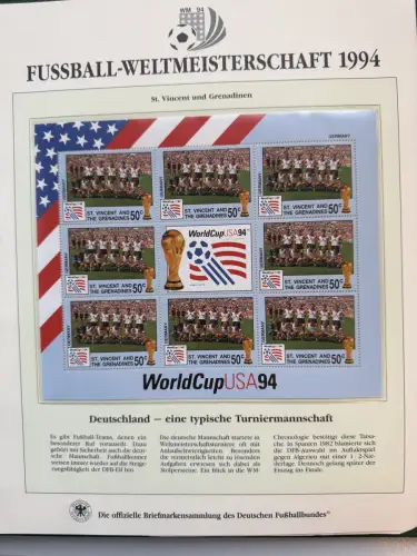 Fußball-WM 1994 in den USA, offizielle DFB-Sammlung nach Borek-Abo, 3 Bände
