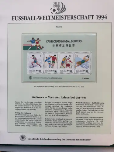 Fußball-WM 1994 in den USA, offizielle DFB-Sammlung nach Borek-Abo, 3 Bände