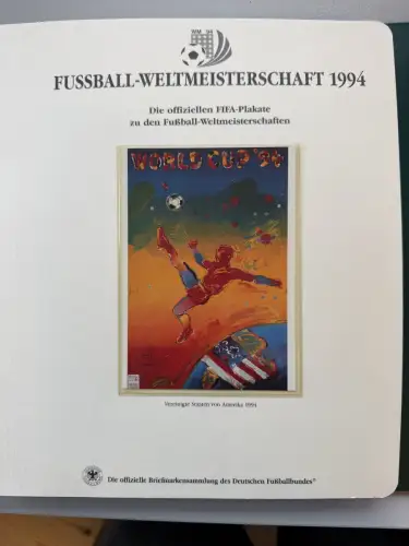 Fußball-WM 1994 in den USA, offizielle DFB-Sammlung nach Borek-Abo, 3 Bände