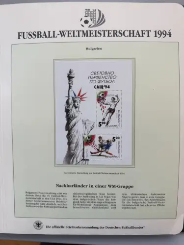 Fußball-WM 1994 in den USA, offizielle DFB-Sammlung nach Borek-Abo, 3 Bände