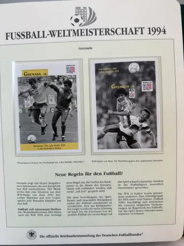 Fußball-WM 1994 in den USA, offizielle DFB-Sammlung nach Borek-Abo, 3 Bände