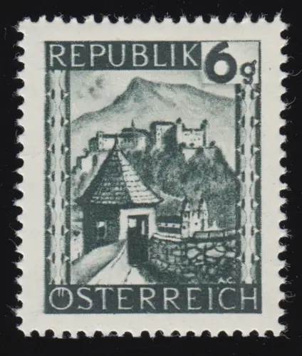 741 Landschaften 6 g Salzburg, postfrisch **