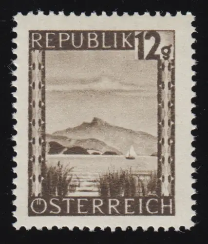 747 Landschaften 12 g, Schafberg /Oberösterreich, postfrisch **