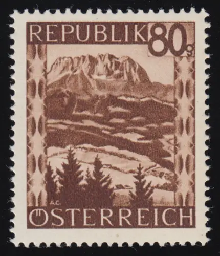 765 Landschaften 80 g, Kaisergebirge /Tirol, postfrisch **