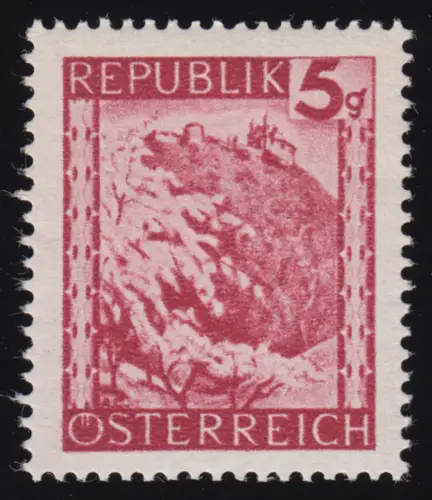 740 Landschaften 5 g Leopoldsberg /Wien, postfrisch **