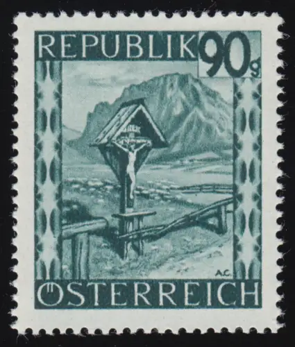 766 Landschaften 90 g, Marterl bei Tragöss /Steiermark, postfrisch **