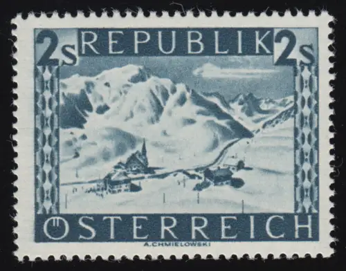 768II Landschaften 2 S, St. Christoph am Arlberg /Tirol, postfrisch **