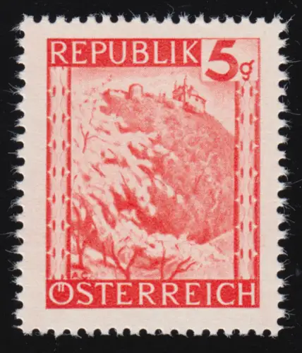 839 Landschaften, Leopoldsberg / Wien, 5 g, postfrisch  **