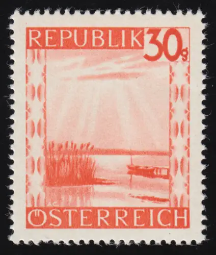 843 Landschaften, Neusiedler See / Burgenland, 30 g, postfrisch  **