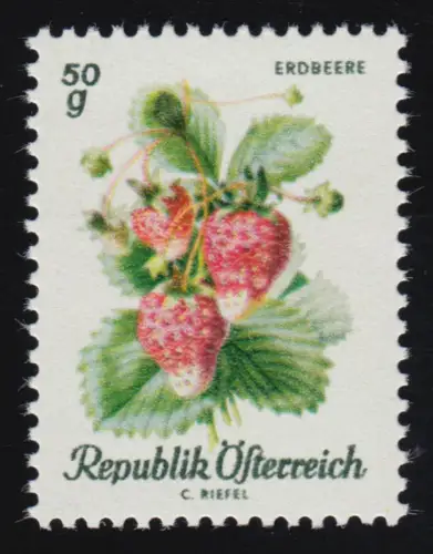 1223 Einheimische Obstsorten, Ananas-Erdbeeren, 50 g, postfrisch, ** 