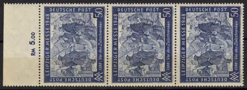 967 a PLF II Messe 50 Pf Einheit mit PLF Strich durch Z Feld 12, postfrisch **