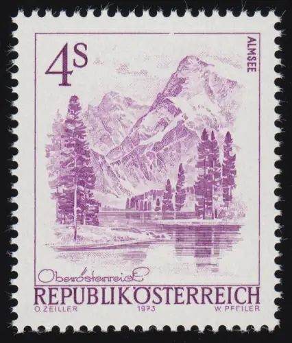 1430 F Schönes Österreich 4 S - ohne Rastertiefdruck (Rahmen), ** Fotoattest