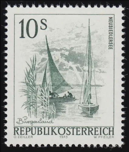 1433 F Schönes Österreich 10 S - ohne Rastertiefdruck (Rahmen), ** Fotoattest