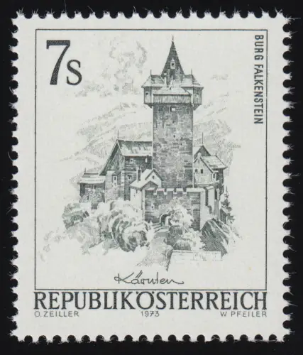 1432 F Schönes Österreich 7 S - ohne Rastertiefdruck (Rahmen), ** Fotoattest