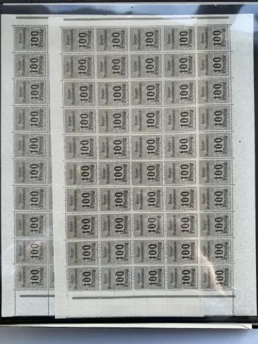 Altdeutschland Bayern - Sammlung im Vordruck-Binder, meist gestempelt O